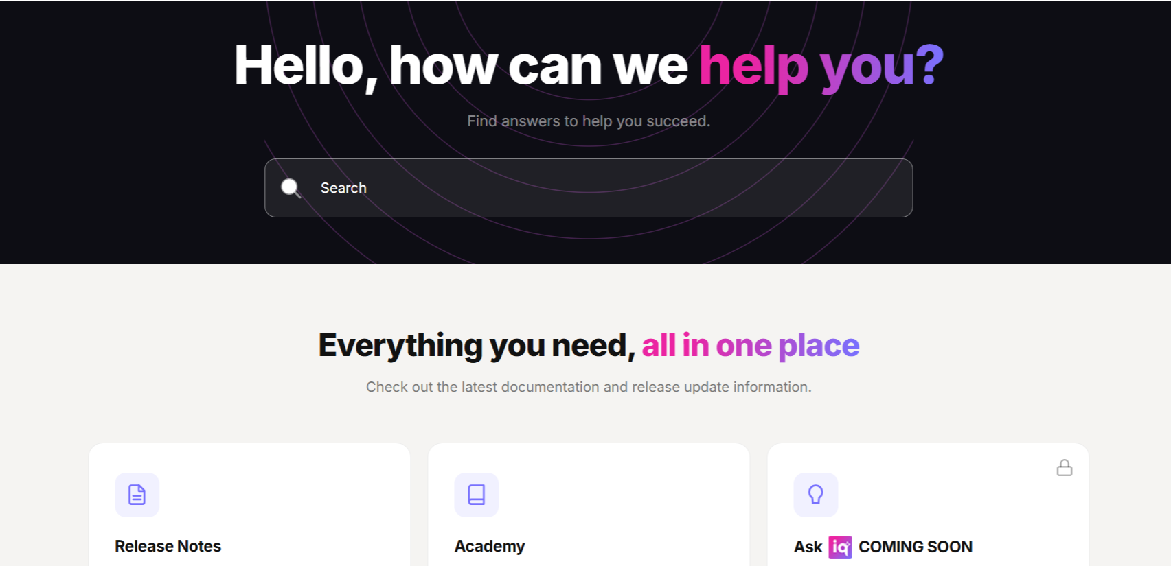 Portal Academy Search Bar Homepage.png
